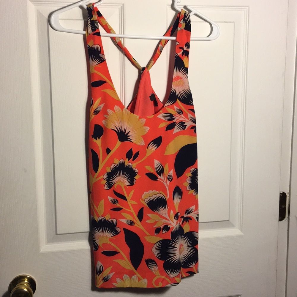 Jcrew tropical tank top